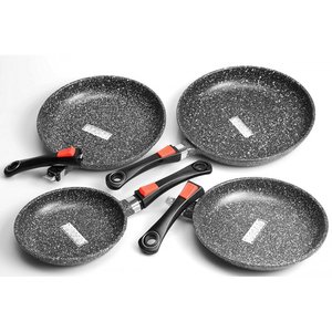 Set de 4 poêles façon pierre Kaiser diamètre 20:24:28:30